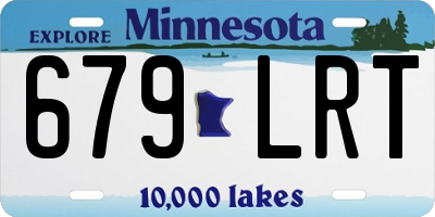 MN license plate 679LRT