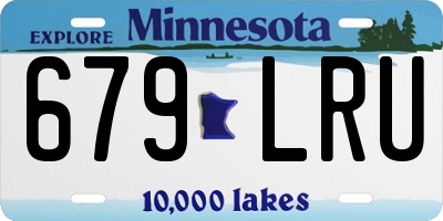 MN license plate 679LRU
