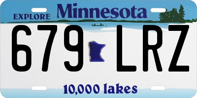 MN license plate 679LRZ