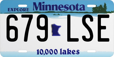 MN license plate 679LSE