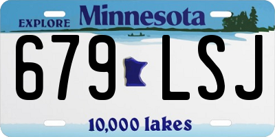 MN license plate 679LSJ