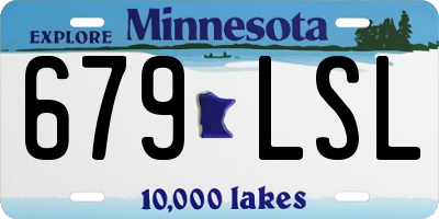 MN license plate 679LSL