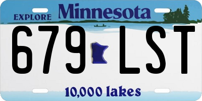 MN license plate 679LST
