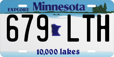 MN license plate 679LTH