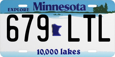 MN license plate 679LTL