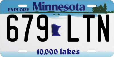 MN license plate 679LTN