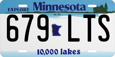 MN license plate 679LTS