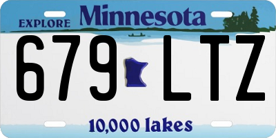 MN license plate 679LTZ