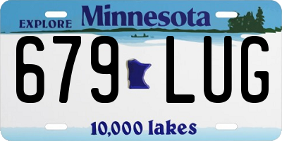 MN license plate 679LUG