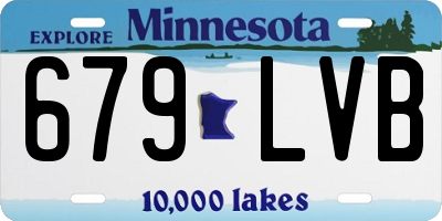 MN license plate 679LVB