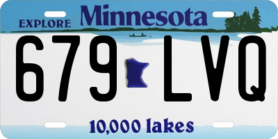 MN license plate 679LVQ