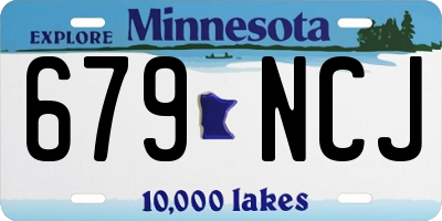 MN license plate 679NCJ