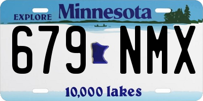 MN license plate 679NMX