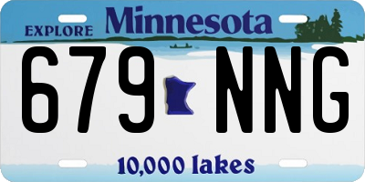 MN license plate 679NNG