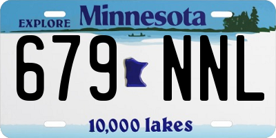 MN license plate 679NNL