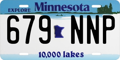 MN license plate 679NNP
