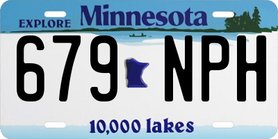 MN license plate 679NPH