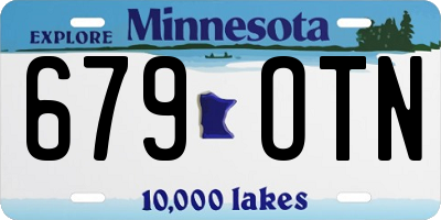 MN license plate 679OTN