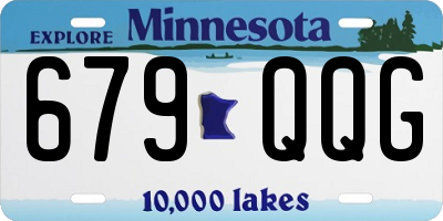 MN license plate 679QQG