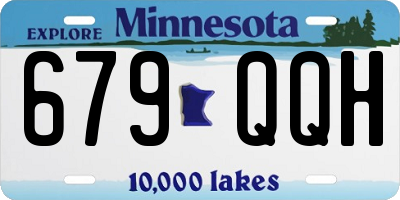 MN license plate 679QQH