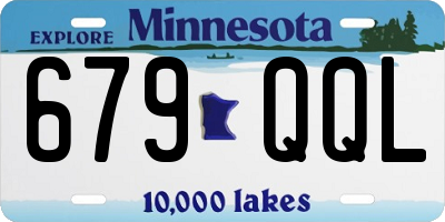 MN license plate 679QQL