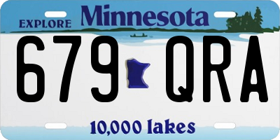 MN license plate 679QRA