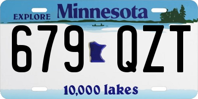 MN license plate 679QZT