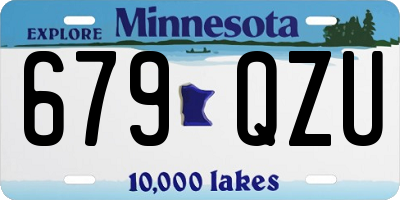 MN license plate 679QZU