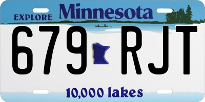 MN license plate 679RJT