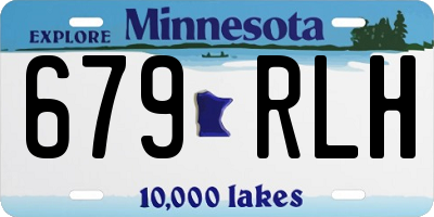 MN license plate 679RLH