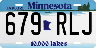 MN license plate 679RLJ