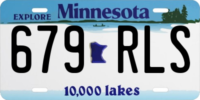 MN license plate 679RLS