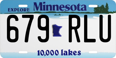 MN license plate 679RLU