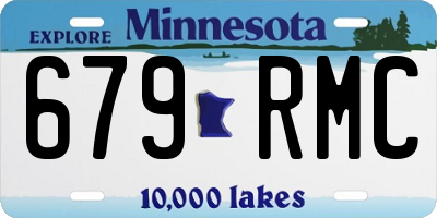 MN license plate 679RMC