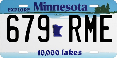 MN license plate 679RME