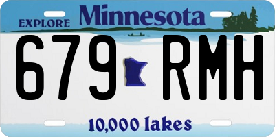 MN license plate 679RMH