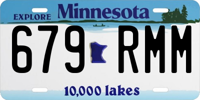 MN license plate 679RMM