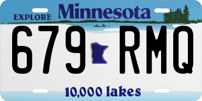 MN license plate 679RMQ