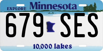 MN license plate 679SES
