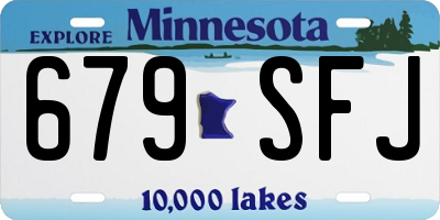 MN license plate 679SFJ