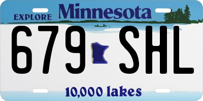 MN license plate 679SHL