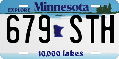 MN license plate 679STH