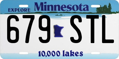 MN license plate 679STL