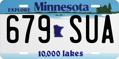 MN license plate 679SUA