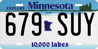 MN license plate 679SUY