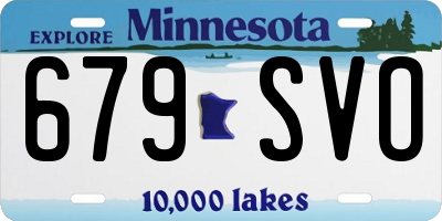 MN license plate 679SVO