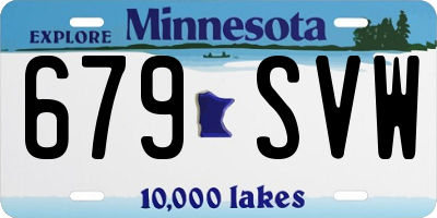 MN license plate 679SVW