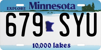 MN license plate 679SYU