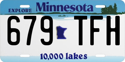 MN license plate 679TFH