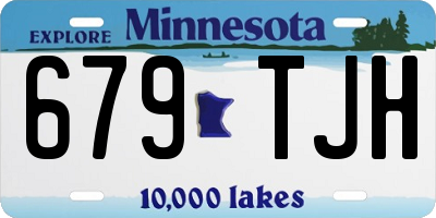 MN license plate 679TJH